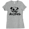 angry panda Ladies Fitted T-Shirt