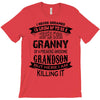 Super Cool Granny Of A Freaking Awesome Grandson T-Shirt