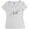 Creation of Adam Pizza Women's Triblend Scoop T-shirt