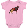 dead shepherd Baby Bodysuit