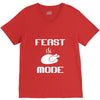 mens feast mode V-Neck Tee