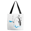 Fish Holdup Tote Bags