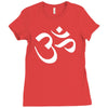 hare krishna aum Ladies Fitted T-Shirt