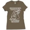 come to the dark side we have cookies funny Ladies Fitted T-Shirt