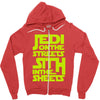 Jedi On The Streets Sith In The Sheets Zipper Hoodie
