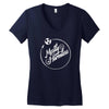mostly harmless Women's V-Neck T-Shirt