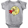 moon rocket Baby Bodysuit