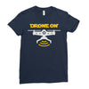 drone on Ladies Fitted T-Shirt