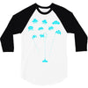 space invaders 3/4 Sleeve Shirt
