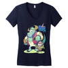 monsters university Women's V-Neck T-Shirt