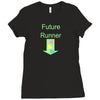 future runner Ladies Fitted T-Shirt