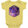 d20 galaxy Baby Bodysuit