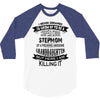Super Cool Stepmom Of A Freaking Awesome Granddaughter 3/4 Sleeve Shirt