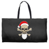 santa skull and crossbones Weekender Totes