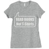 read books not t shirts (2) Ladies Fitted T-Shirt