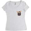 Cute Women's Triblend Scoop T-shirt