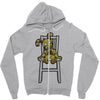 plush bunny Zipper Hoodie
