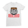 bad dog 2 Ladies Fitted T-Shirt
