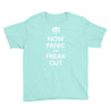 now panic and freak out Youth Tee
