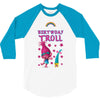 birthday troll 3/4 Sleeve Shirt
