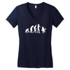 evolution Women's V-Neck T-Shirt