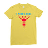 i need a hug Ladies Fitted T-Shirt