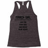 March Girl Racerback Tank