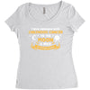 I Love Someone with Childhood Cancer to the Moon and Back to Infinity Women's Triblend Scoop T-shirt