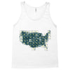 periodic table of the states Tank Top