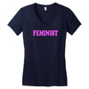 feminist Women's V-Neck T-Shirt