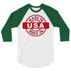 made in usa 3/4 Sleeve Shirt