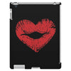 lip print heart iPad 3 and 4 Case
