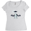 disco time Women's Triblend Scoop T-shirt