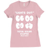 Lights Out, Total Solar Eclipse 08.21.2017 Ladies Fitted T-Shirt