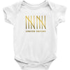 team 10 limited edition gold Baby Onesie