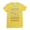 gardening Ladies Fitted T-Shirt