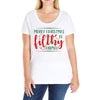merry christmas ya filthy animal Ladies Curvy T-Shirt