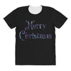 merry christmas colorful glitter All Over Women's T-shirt