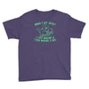 when i get upset i just imagine a t rex making a bed Youth Tee