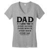 I Love You Dad Women's V-Neck T-Shirt