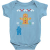 cookie monster gingerbread man ugly christmas sweater Baby Bodysuit