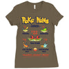 poke nom nom nom Ladies Fitted T-Shirt