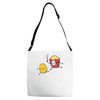 french fried jason Adjustable Strap Totes