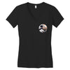 Great Wave Of Kanagawa Hokusai Pocket Women's V-Neck T-Shirt