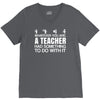 teachers help everyone V-Neck Tee