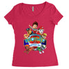 paw patrol birthday boy  brother Women's Triblend Scoop T-shirt