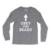 obey the beard funny Long Sleeve Shirts