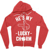 he's my lucky charm Zipper Hoodie