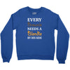Every Brownie Needs A Blondie By His Side Youth Sweatshirt