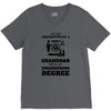 Never Underestimate A Granddad With An Engineer Degree V-Neck Tee